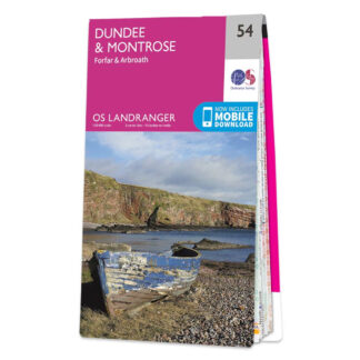 Ordnance Survey OS Map of Dundee & MontrOSe: Landranger 54