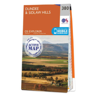 Ordnance Survey OS Map of Dundee & Sidlaw Hills: Explorer 380