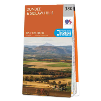 Ordnance Survey OS Map of Dundee & Sidlaw Hills: Explorer 380