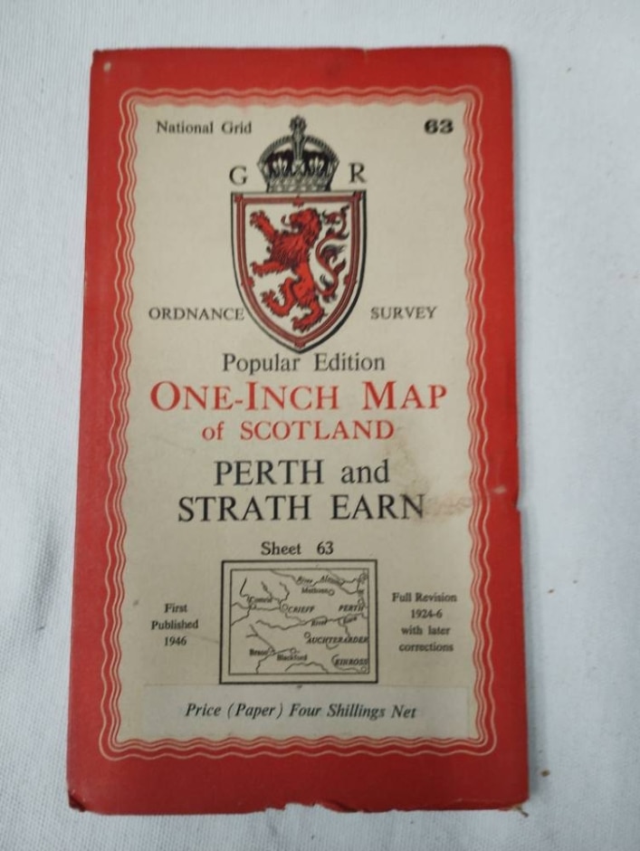 Os Scotland One-inch Maps 1945/1946: #63, #64, #67, #68